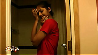 Busty Clamminess Indian Toddler Divya Around Go to the powder-room - Indian Loam